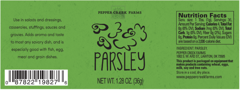 Z Copper Top Parsley