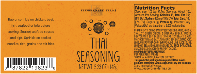 Z Copper Top Thai Seasoning