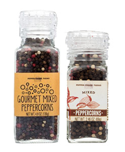 Grinder-top Peppercorns