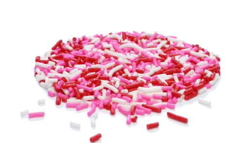 Red Pink And White Sprinkles Bulk