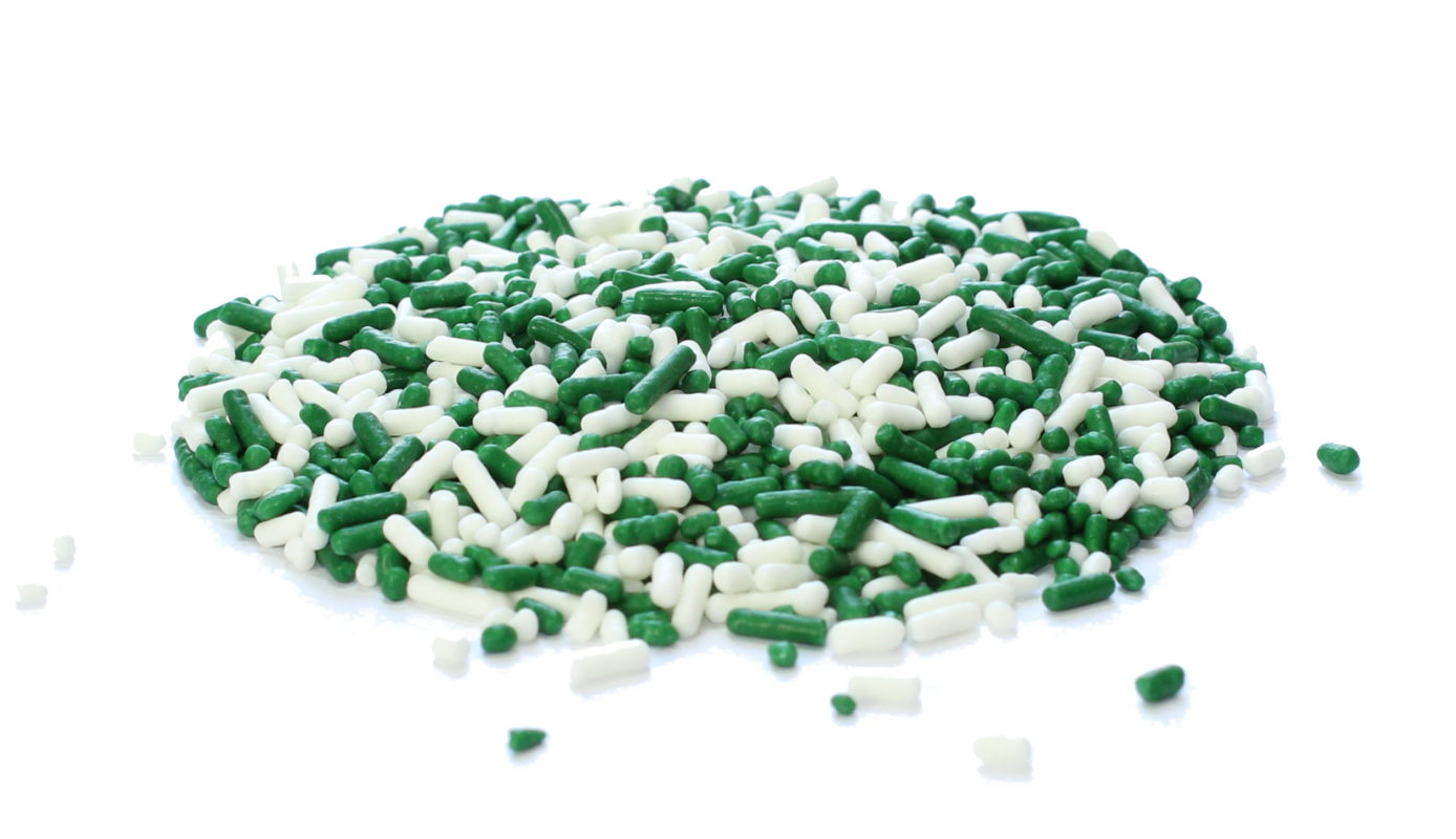 Green & White Sprinkles Bulk Pepper Creek Farms