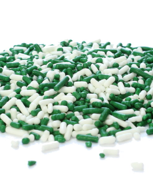 Green And White Sprinkles Bulk