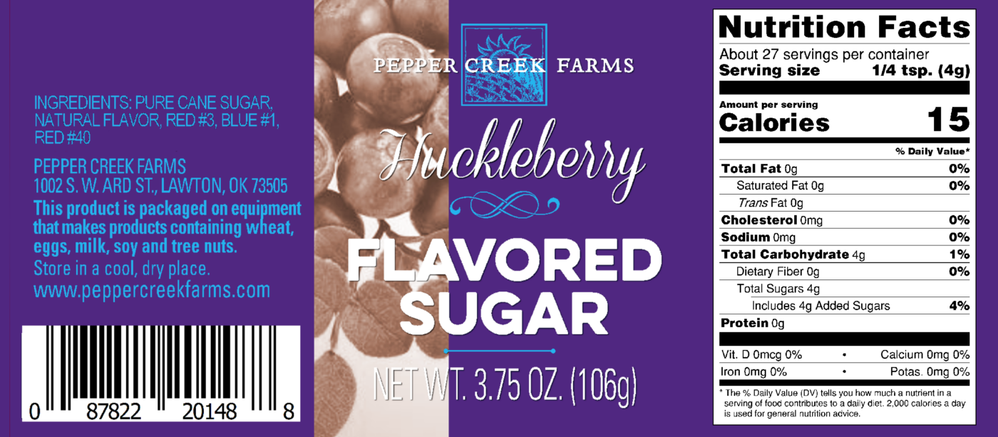 Huckleberry Flavored Sugar
