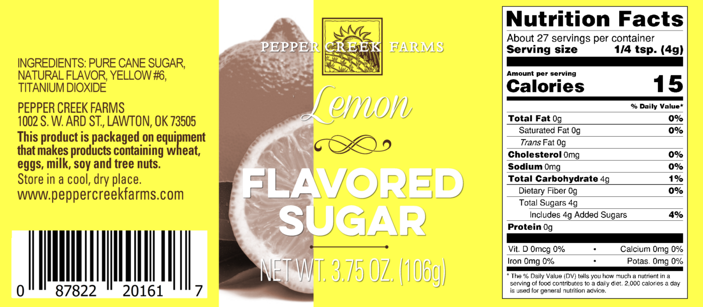 Lemon Flavored Sugar