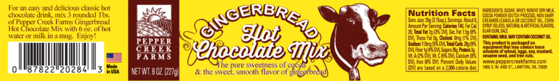 Gingerbread Hot Chocolate Pcf Tin Side