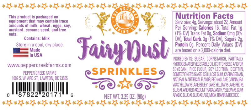 Revised Whimsical Labels Fairy Dust