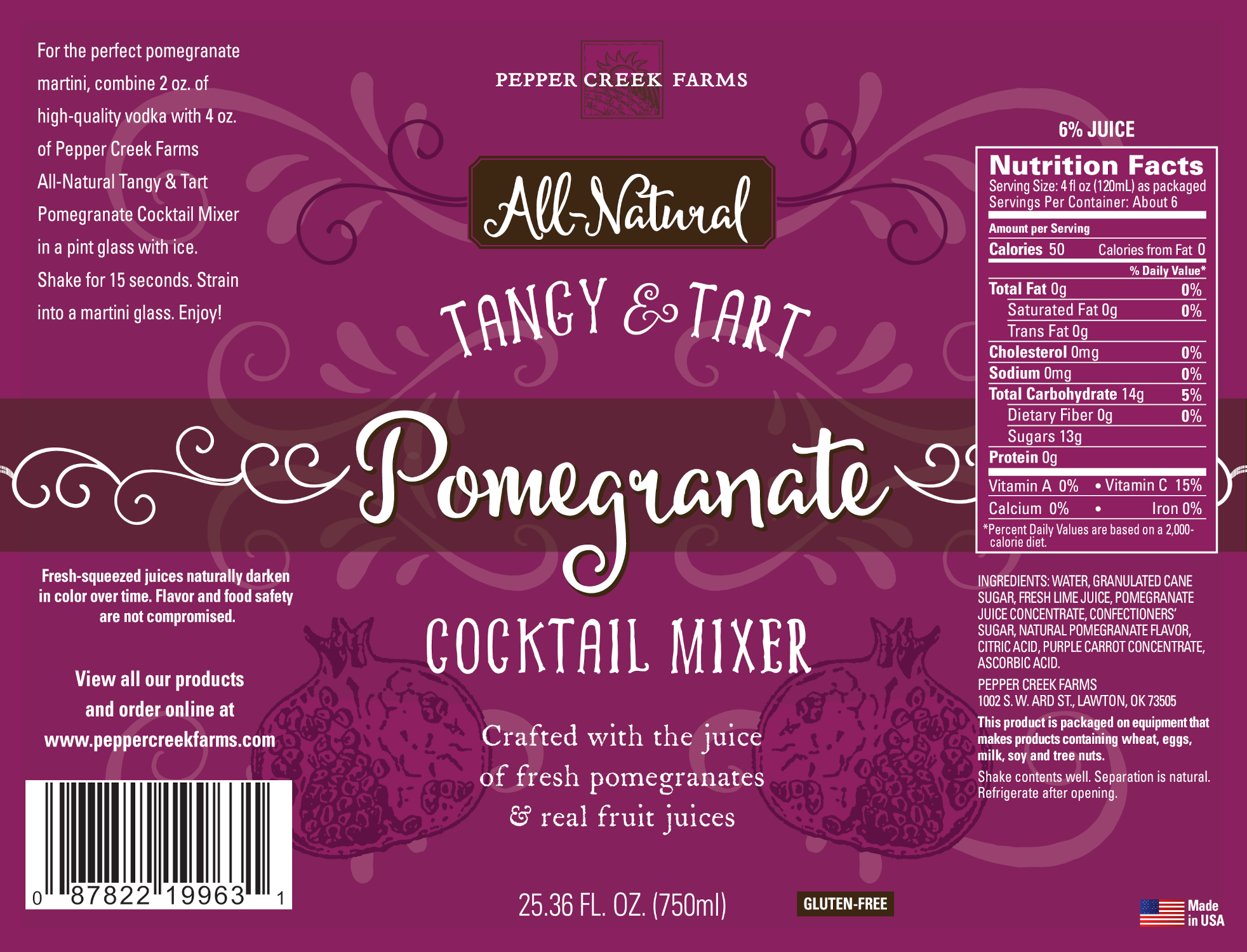 Pcf Drink Mixers Pomegranate Copy